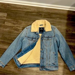 Hollister Sherpa Jean Jacket